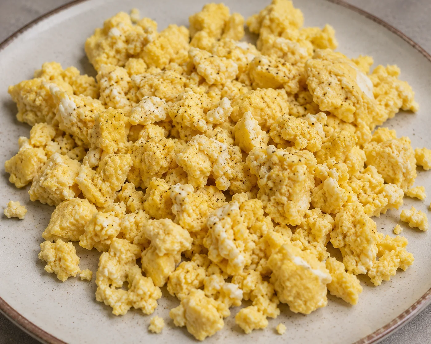 Scrambled Eggs Dry